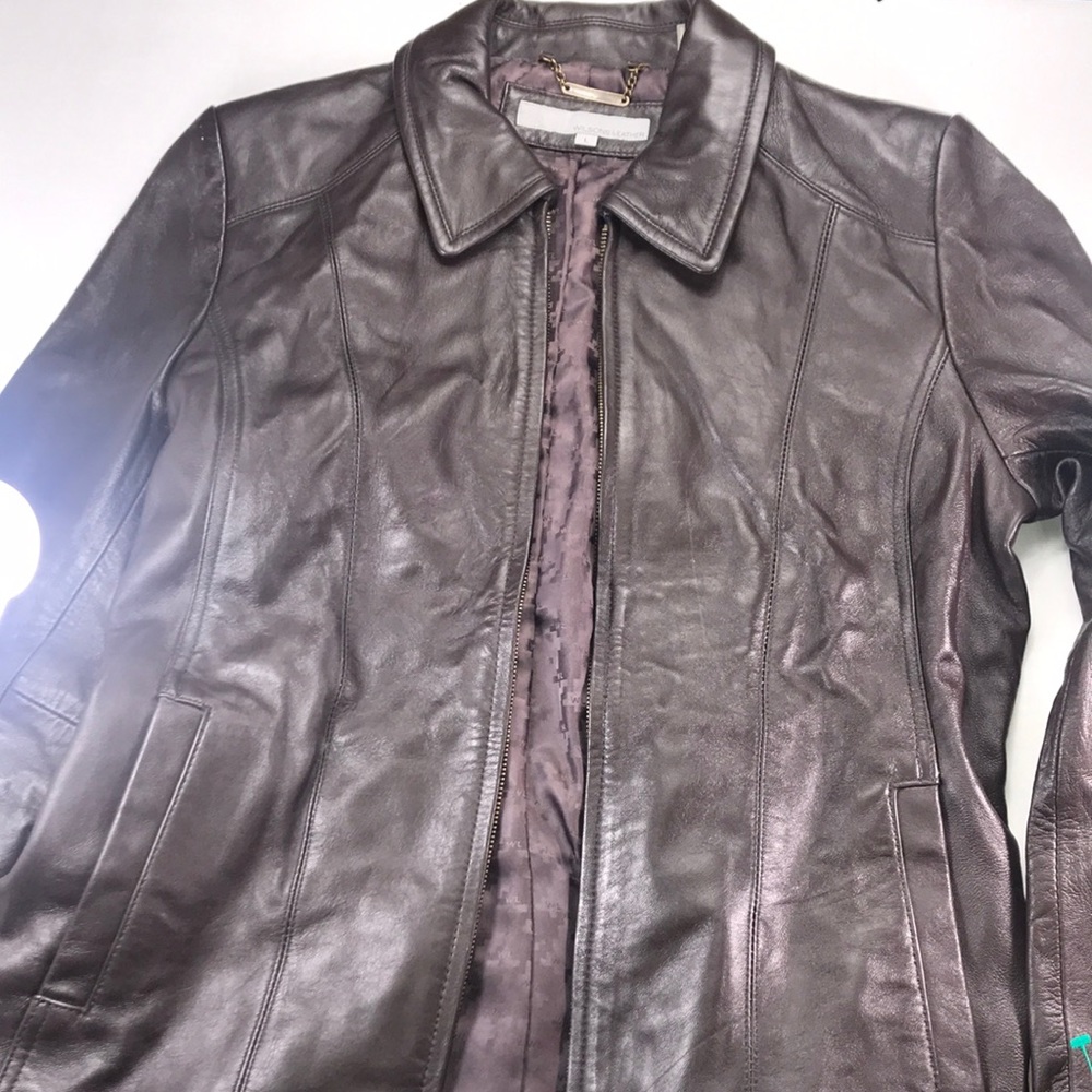 Genuine Wilson Leather Woman Jacket size Large
